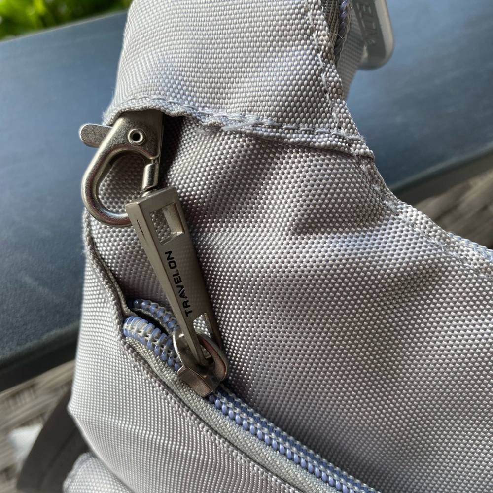 Travelon Anti Theft Crossbody Bag - Silver - Picture 5 of 9